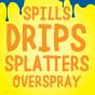 Clean up spills & drips of paint