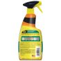 Mildew Stain Remover Spray back label