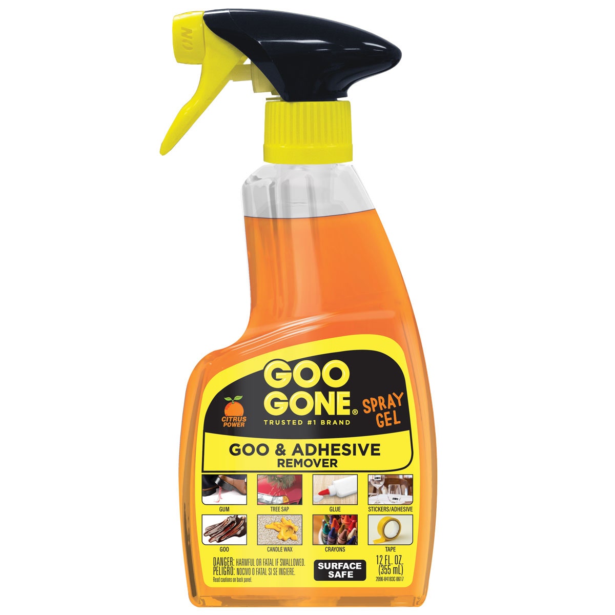 Goo & Adhesive Remover Spray Gel